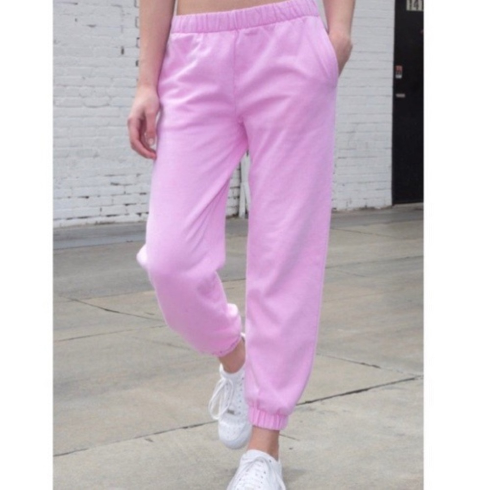 Brandy Melville Pink Rosa Sweatpants